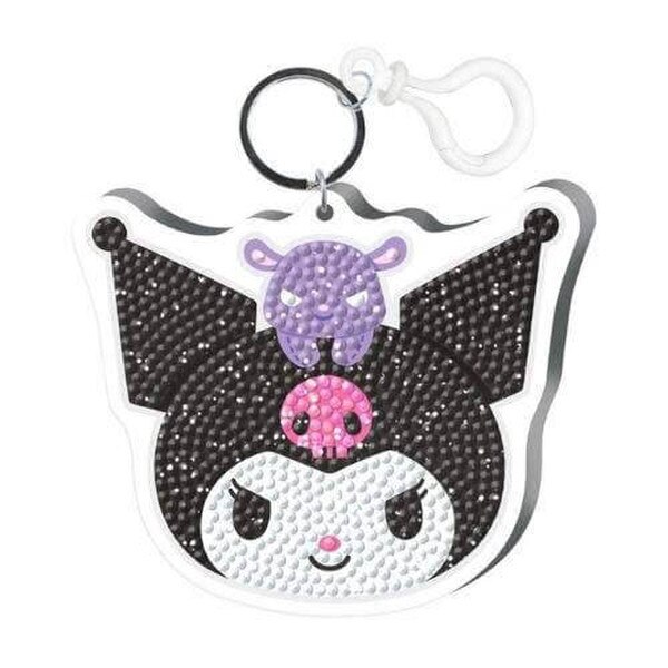Hello Kitty Sanrio Characters Diamond Painting Keychain-Kuromi